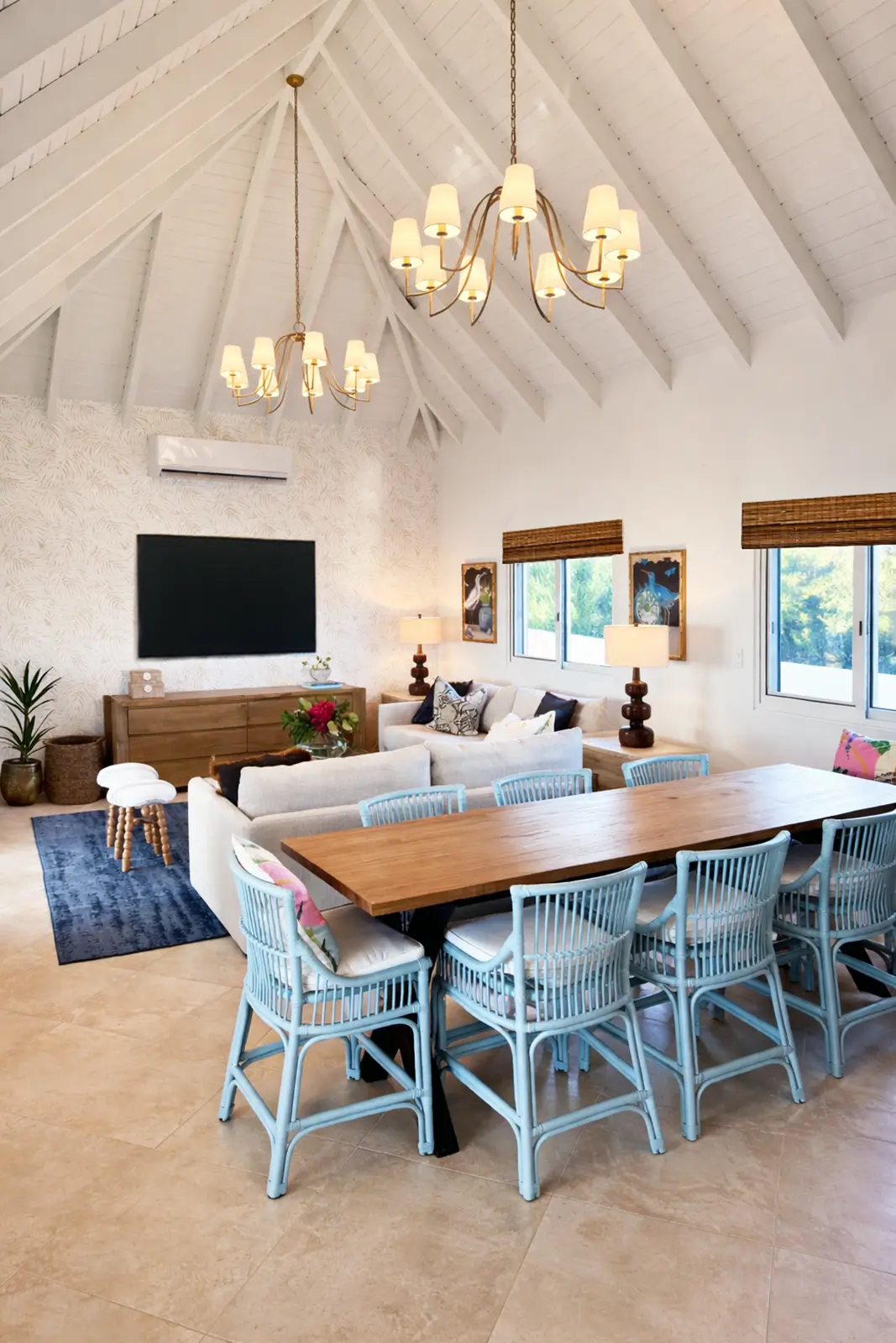 The Kitchen — fully equipped with bar seating and generous prep space